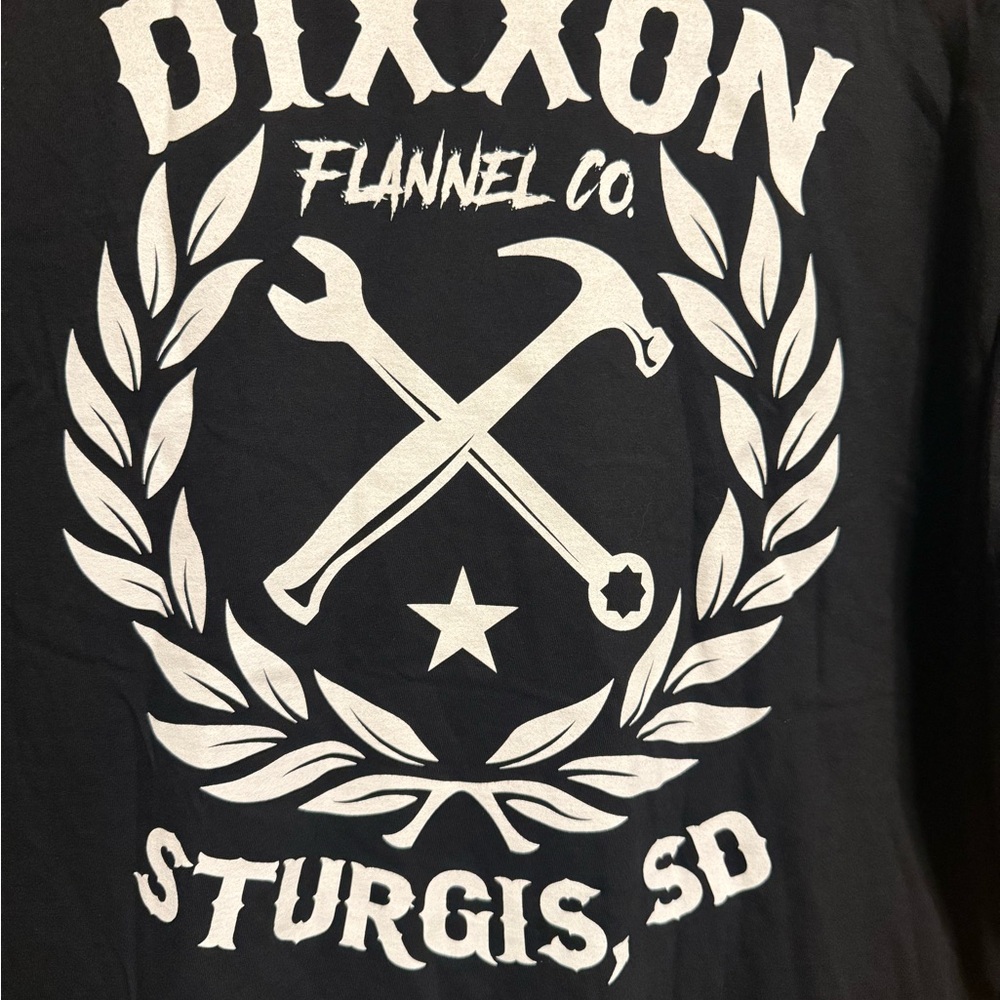 DIXXON Black and White  Sturgis Graphic Tee Men’s XL